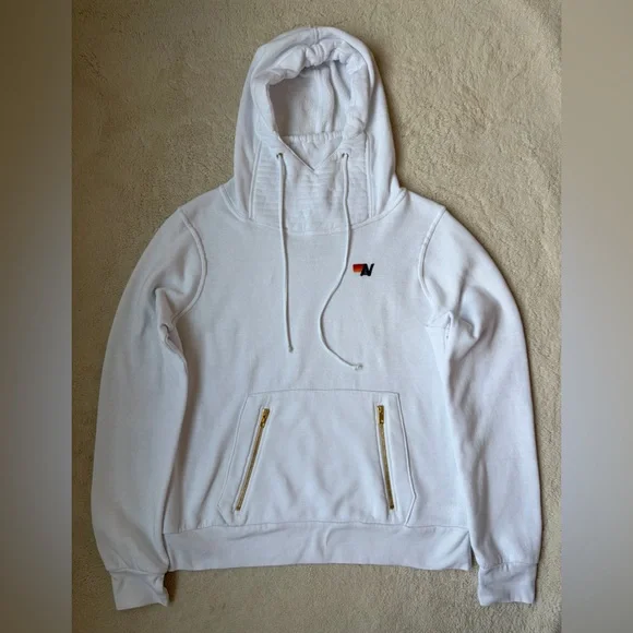 Aviator Nation White Ninja Pullover Hoodie Unisex Sizing Large - Picture 2 of 10